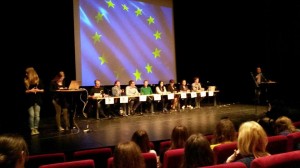 Debatt inför EU-valet.